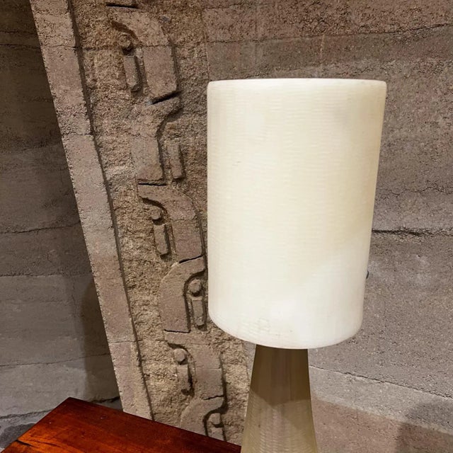 Plastic 1970s Vintage Modern Resin Table Lamp For Sale - Image 7 of 7