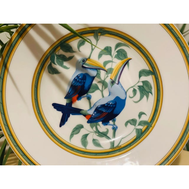 Ceramic Hermès Toucan Vintage Porcelain Bowl For Sale - Image 7 of 10
