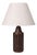 Søholm Stentøj, Table Lamp, Brown Glazed Stoneware, Denmark, 1960s For Sale