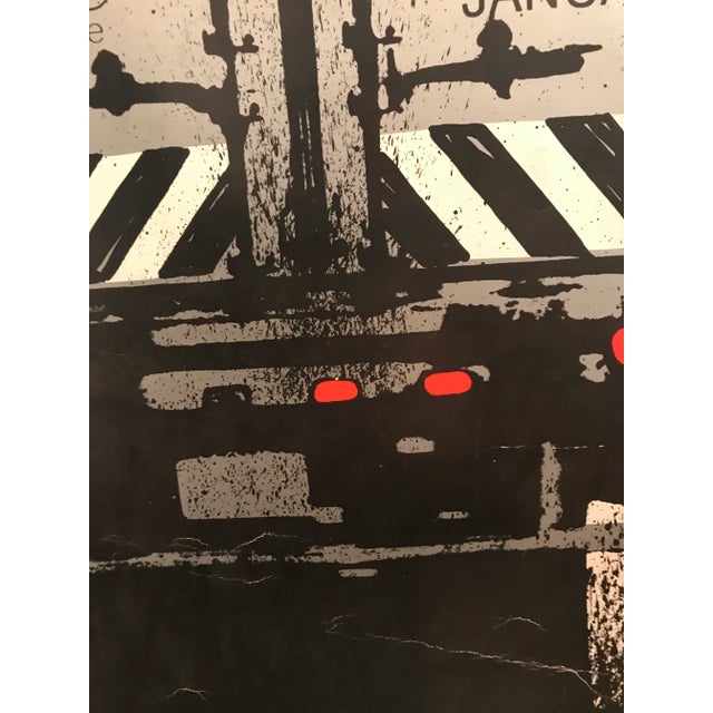 1970s 1970s Vintage Pop Art Painter Blue Sky Exhibition Lithograph For Sale - Image 5 of 7