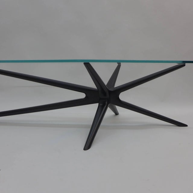 2010s Sputnik Coffee Table Organic Glass, Limited Edition For Sale - Image 5 of 7