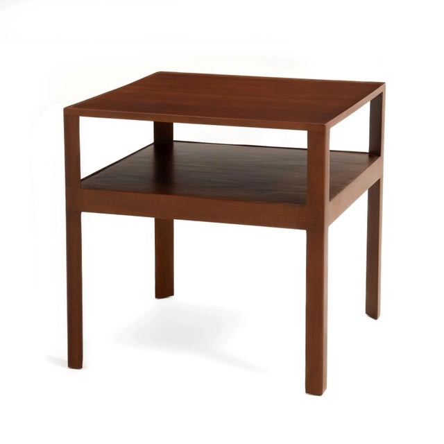 Square Edward Wormley Dunbar Side End Center Table - Two Available For Sale In Philadelphia - Image 6 of 17