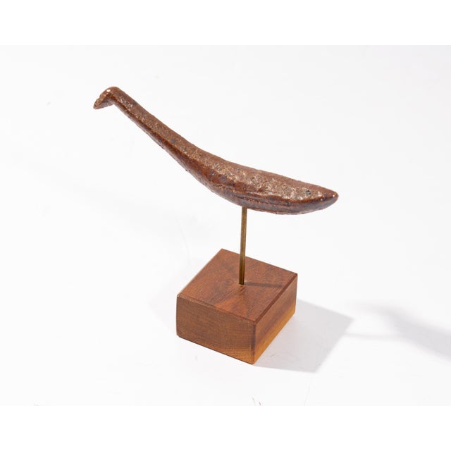 Studio Pottery Stoneware Bird on Stand by Richard Peeler For Sale - Image 4 of 7