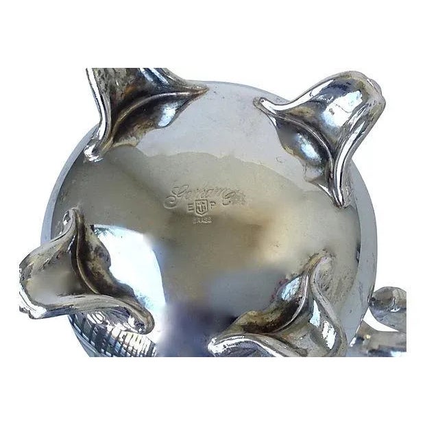 Metal Vintage C.1960's-70's Gorham Silversmith Silverplate Water Carafe For Sale - Image 7 of 7