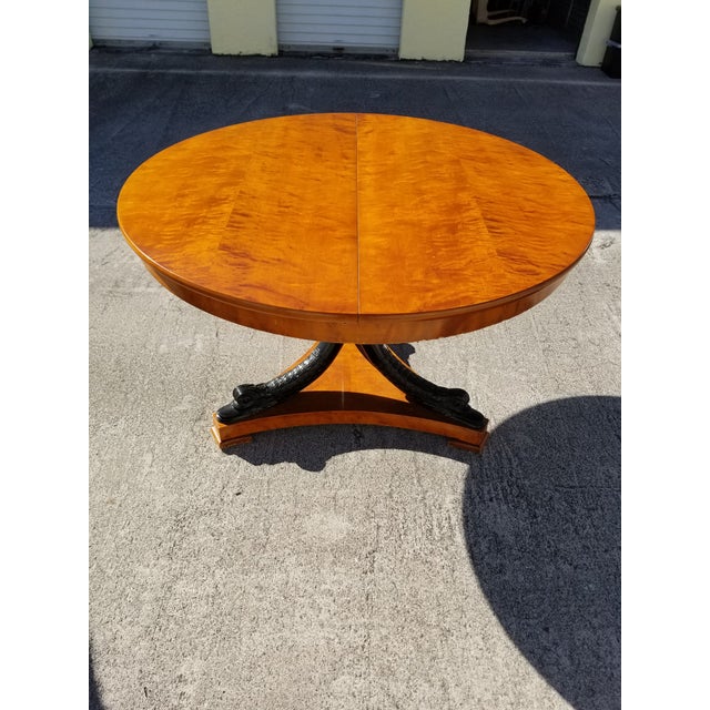 Italian 1970's Hand Carved Italian Dining Table For Sale - Image 3 of 6