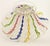 Gold Murano Latticino Ribbon Art Glass Footed Bowl — Multicolor Gold Fleck, Italy For Sale - Image 8 of 14
