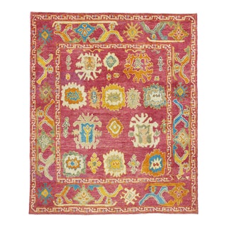 Berry Turkish Oushak Rug - 08'04 X 10'00 For Sale