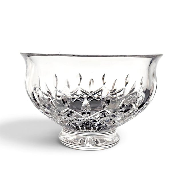 Traditional Waterford Lismore Ftb6 Footed Crystal Bowl 6", Gothic Mark, Ireland For Sale - Image 3 of 9