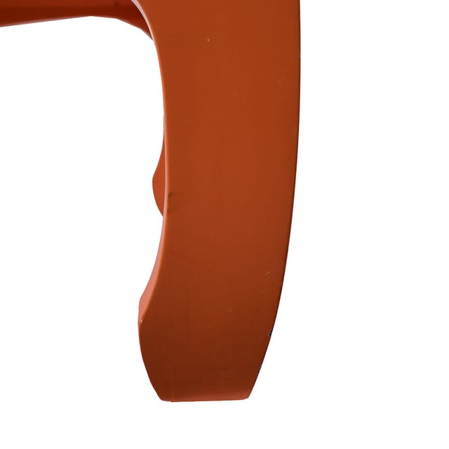 Vintage Orange Ming Style Coffee Table For Sale - Image 4 of 4
