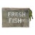 Rustic Hand Painted Sign “Fresh Fishermen” and Carved Fish For Sale