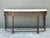 French Provincial Vintage Wrought Iron Console Table For Sale - Image 3 of 12