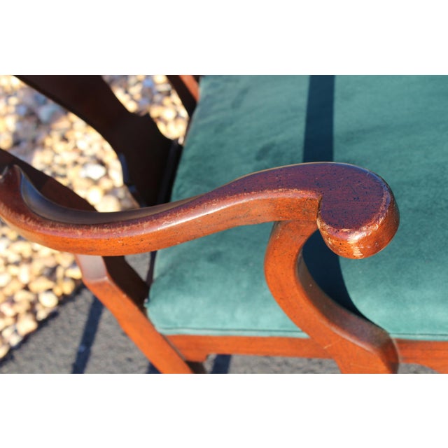 Brown 1960s Hickory Chair Mahogany Dining Room Chairs—Set of 6 For Sale - Image 8 of 18