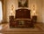 Brown 1950 European Artisan Louis XVI Mahogany Bedframe – 4 Pc For Sale - Image 8 of 16