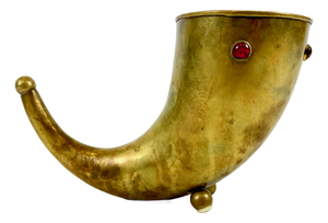 Danish Drinking Viking Horn from Bottega Jacobs, 1930s