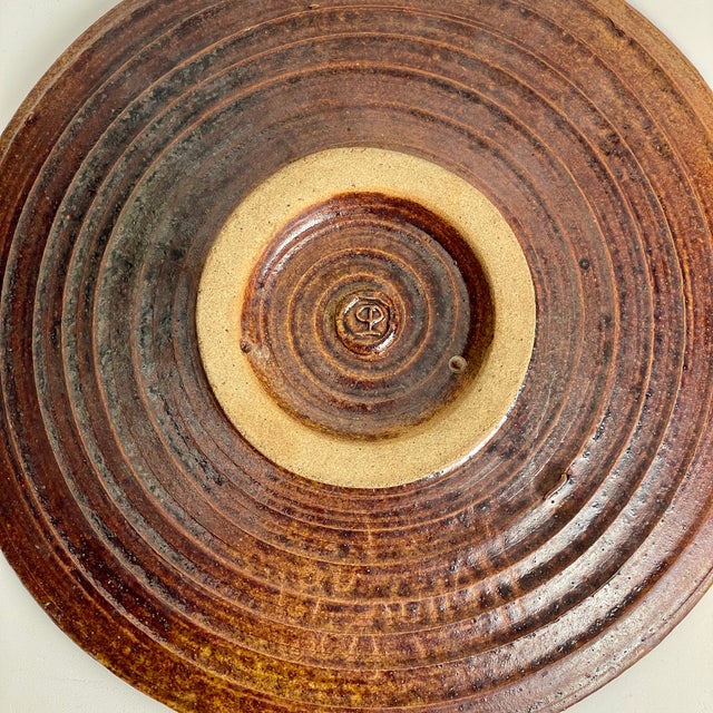 1970s Actor Lance Henriksen Psychedelic Ceramic Plate 3 We See a