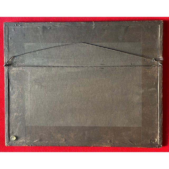 Antique 19th Century American Floral Botanical Watercolor Study of Tulips and Pansies Signed Copely For Sale - Image 9 of 10