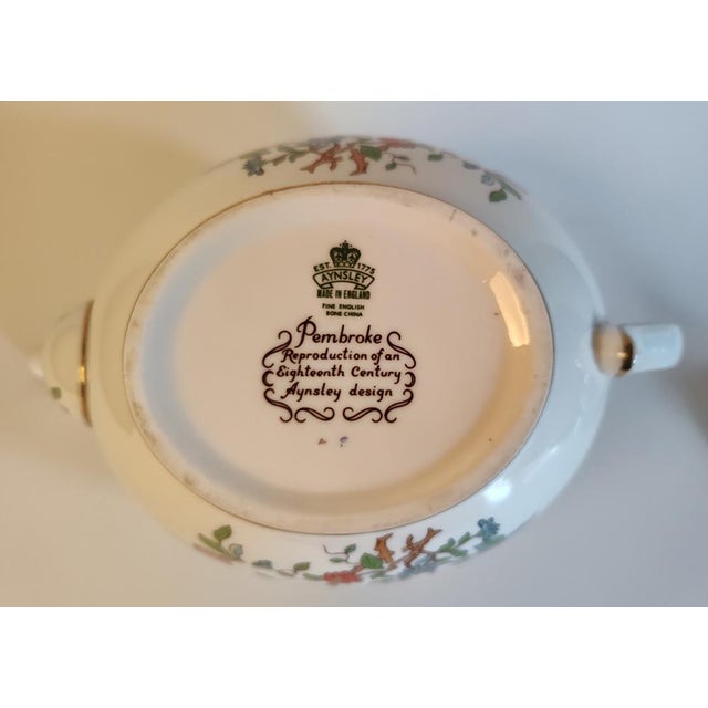 1980s Reproduction Pembroke Teapot by Aynsley For Sale - Image 6 of 8