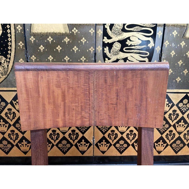 Art Deco Style Chairs in Mahogany, 1950s, Set of 6 For Sale - Image 3 of 10