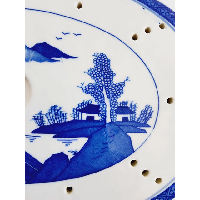 1920s Antique Chinese Ceramic Strainer Set of 3 For Sale - Image 5 of 10