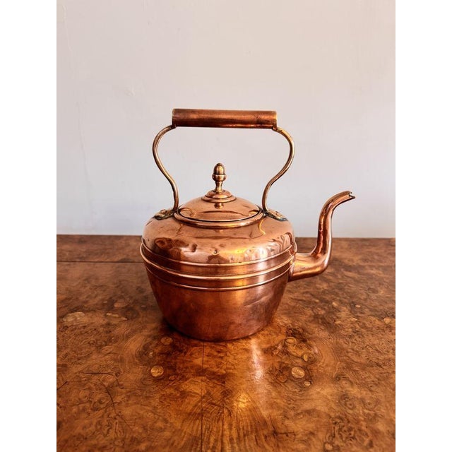 Late 19th Century Antique Victorian Copper Kettle, 1880 For Sale - Image 5 of 7
