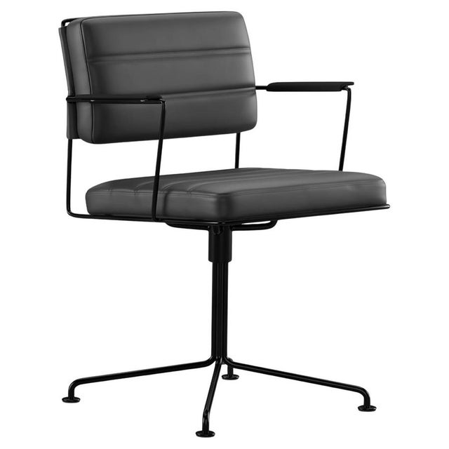 Time Chair in Black by Henrik Tengler for OneCollection For Sale - Image 14 of 14