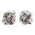 Men’s Tiffany & Co. 925 Sterling Silver Double Knot Cufflinks, A Pair For Sale
