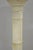 Antique Italian Neoclassical Carved Alabaster Spiral Column Narrow Pedestal For Sale - Image 4 of 12