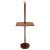 Solid Oiled Walnut or Teak End Side Table Tapered Base Floor Lamp For Sale - Image 9 of 9