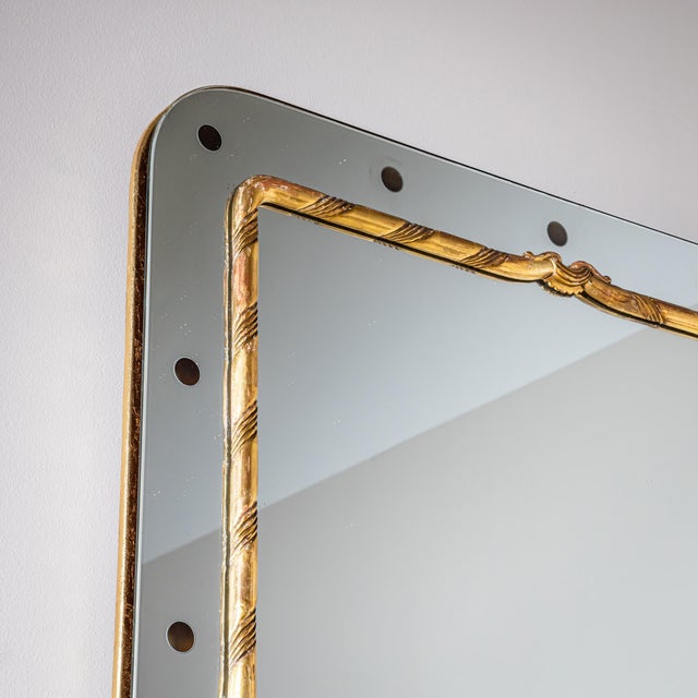 Large Wall Mirror, Italy, Mid-20th Century For Sale - Image 9 of 11