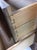 Mid Century Modern Two Drawer Nightstand With Unique Brass Hardware For Sale - Image 13 of 16