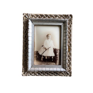 Late 19th Century Antique Framed Child Portrait Photograph For Sale