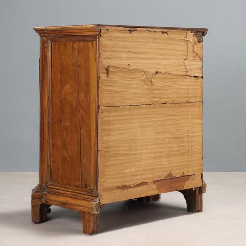 Brown Baroque Walnut Bedside Table For Sale - Image 8 of 9