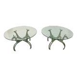 Image of Pair of Cast Bronze Deer Form Table Bases After French Designer Armand-Albert Rateau For Sale