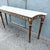 Brown Vintage Marble Top French Provincial Console Table For Sale - Image 8 of 8