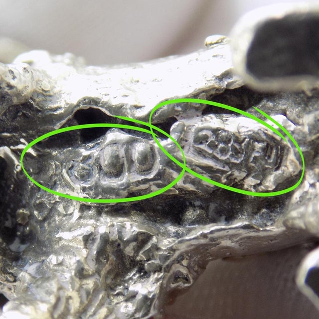 Vintage Italian Handmade Silver Pekingese Dog Figurine, Florence, Italy, 1950s For Sale - Image 9 of 13