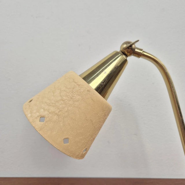 Erpees Bedside Table Lamp by Robert Pfäffle, 1950s For Sale - Image 4 of 10