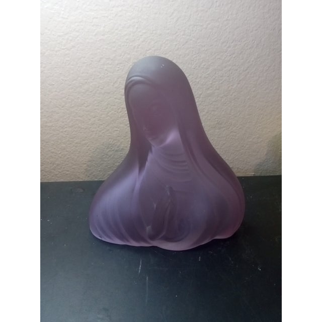 1930 Madonna Bust by Franz Hagenauer Czech in Alexandrite Satin Glass The 1930 Madonna Bust by Franz Hagenauer...