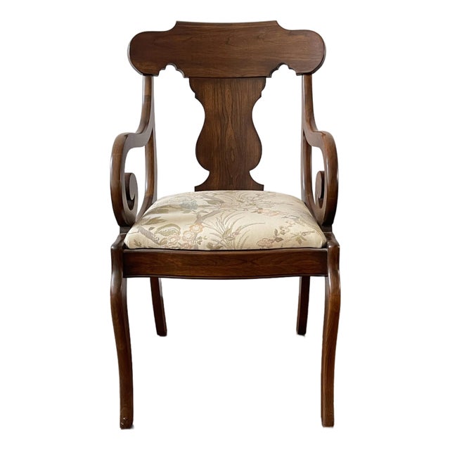 1980s Pennsylvania House Fiddleback Chair For Sale