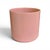 Vintage Postmodern Peachy Pink Ceramic Planter Pot 5.5" x 5.5"