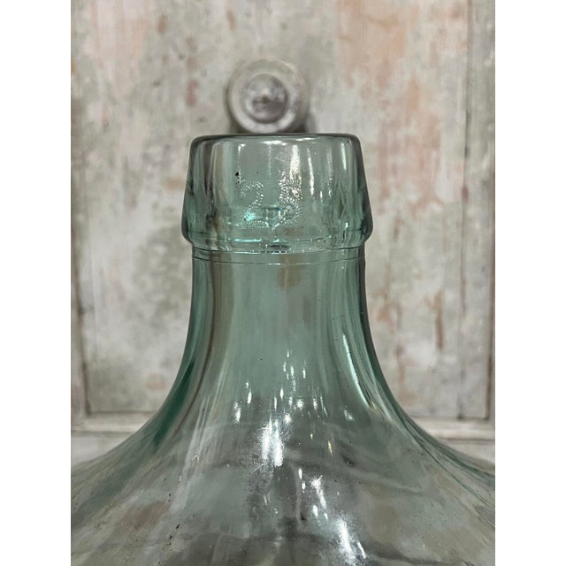 Hand Painted Antique Demi John Bottle From Normandy, France, ‘Pinot Noir’, Original Crate For Sale - Image 10 of 10