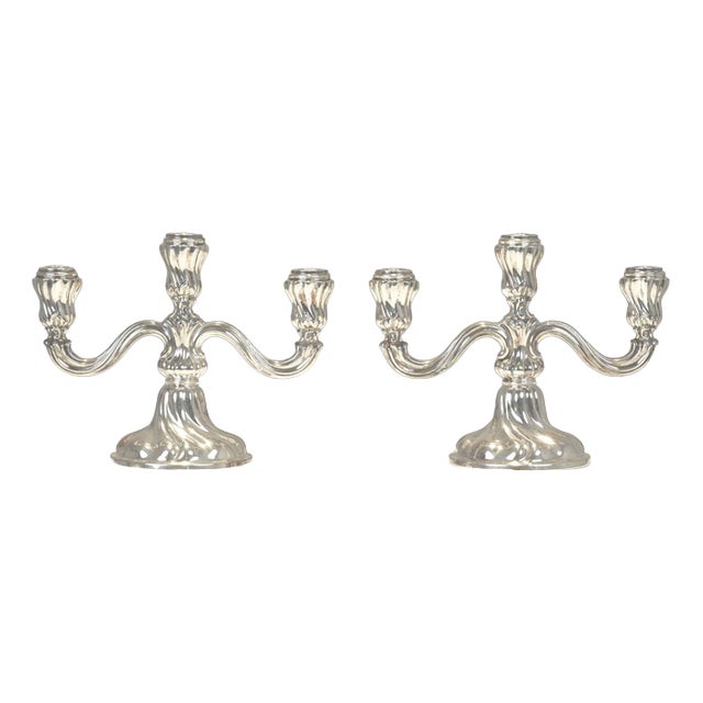 Silver 830/1000 Chandeliers, Germany, 1935, Set of 2 For Sale