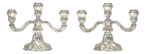 Silver 830/1000 Chandeliers, Germany, 1935, Set of 2