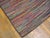 1920s Multicolor Stripe Geometric Antique American Hooked Rug 6' 6" X 11' 2" Hand Knotted Wool Carpet For Sale - Image 4 of 4