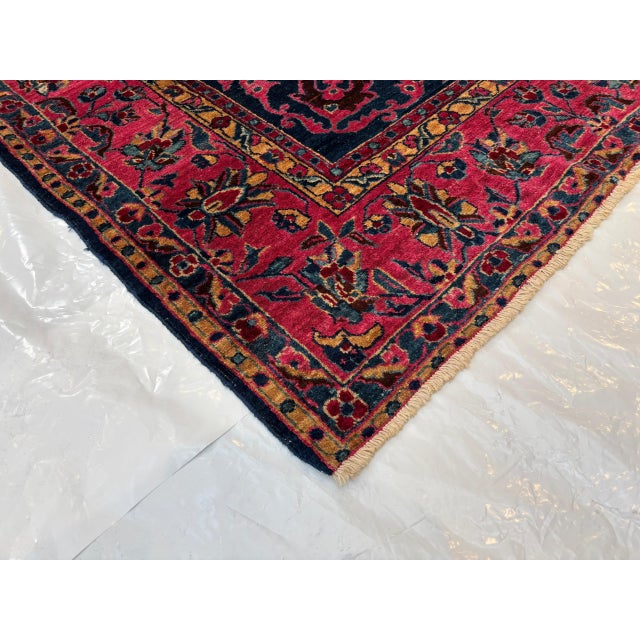 1950s Antique Persian Tabriz, 6'7" X 10'4" For Sale - Image 5 of 5