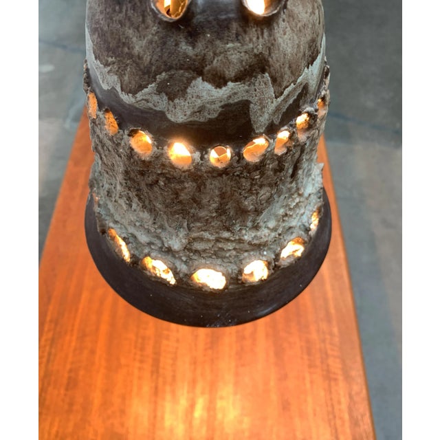 Mid-Century Danish Brutalist Ceramic Pendant from Judi Kunst For Sale - Image 16 of 18
