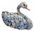 Mid 20th Century Shard Ware Blue and White Porcelain Mosaic Swan For Sale