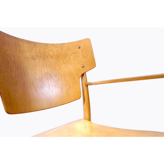 Vintage Portex Armchair by Peter Hvidt and Orla Mølgaard-Nielsen for Fritz Hansen, 1945 For Sale - Image 11 of 18