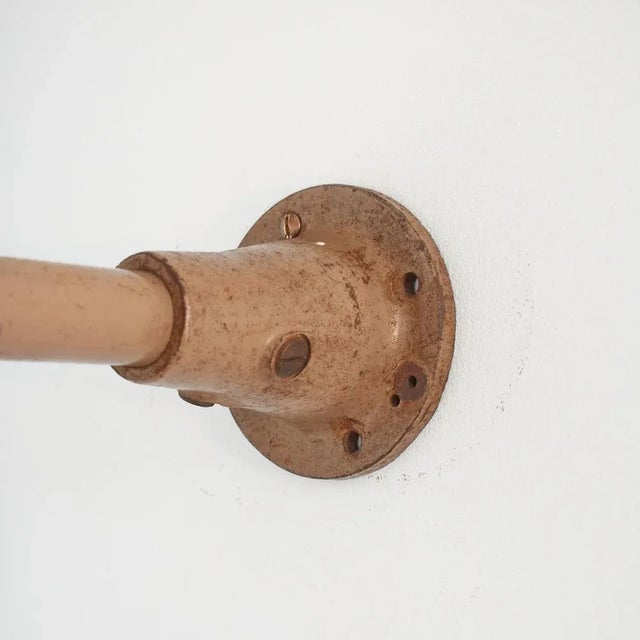 Brown Articulating Wall Light from Mek Elek, 1930s For Sale - Image 8 of 11