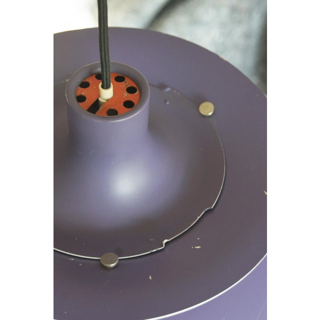Louis Poulsen Purple PH5 Pendant Lamp by Poul Henningsen for Louis Poulsen, 1960s For Sale - Image 4 of 9