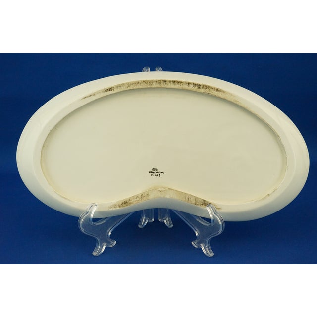 Large Ceramic Tray Plate by Vi.Bi Turin, 1950s For Sale - Image 18 of 18